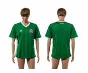 Mexico Blank Green Home Soccer Country Jersey3