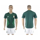 Mexico Blank Green Home Soccer Country Jersey