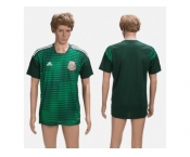 Mexico Blank Green Training Soccer Country Jersey