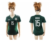 Mexico #15 Moreno Home Soccer Country Jersey