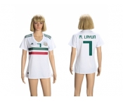 Women Mexico #7 M.Layun Away Soccer Country Jersey