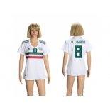 Women Mexico #8 H.Lozano Away Soccer Country Jersey