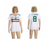 Women Mexico #8 H.Lozano Away Soccer Country Jersey