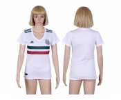 Women Mexico Blank Away Soccer Country Jersey