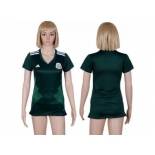 Women's Mexico Blank Home Soccer Country Jersey