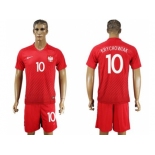 Poland #10 Krychowiak Away Soccer Country Jersey