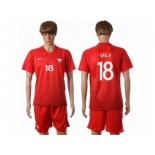 Poland #18 Mila Away Soccer Country Jersey