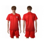 Poland Blank Red Away Soccer Country Jersey