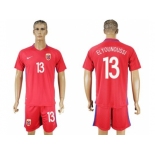 Norway #13 Elyounoussi Home Soccer Country Jersey