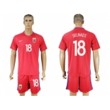 Norway #18 Selnaes Home Soccer Country Jersey