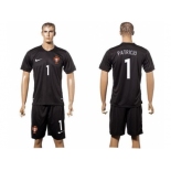 Portugal #1 Patricio SEC Away Soccer Country Jersey