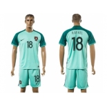 Portugal #18 Raphael Away Soccer Country Jersey