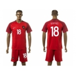 Portugal #18 Raphael Home Soccer Country Jersey