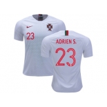 Portugal #23 Adrien S. Away Soccer Country Jersey