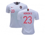 Portugal #23 Adrien S. Away Soccer Country Jersey