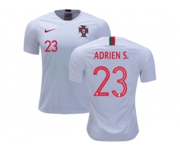 Portugal #23 Adrien S. Away Soccer Country Jersey