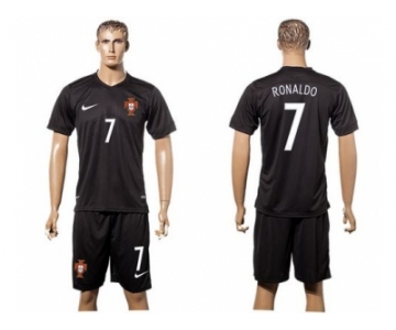 Portugal #7 Ronaldo SEC Away Soccer Country Jersey