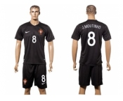 Portugal #8 J.Moutinho SEC Away Soccer Country Jersey