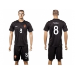 Portugal #8 Silva SEC Away Soccer Country Jersey