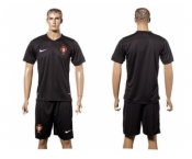 Portugal Blank SEC Away Soccer Country Jersey