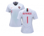 Women Portugal #1 Rui Patricio Away Soccer Country Jersey