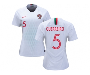 Women Portugal #5 Guerreiro Away Soccer Country Jerseys