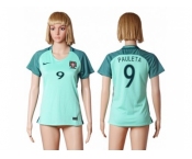 Women Portugal #9 Pauleta Away Soccer Country Jersey