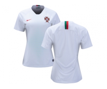 Women Portugal Blank Away Soccer Country Jerseys