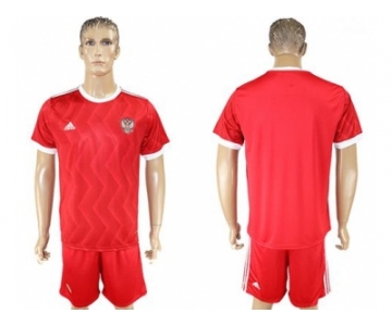 Russia Blank Federation Cup Home Soccer Country Jersey