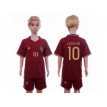 Russia #10 Arshavin Home Kid Soccer Country Jersey