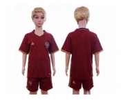 Russia Blank Home Kid Soccer Country Jersey