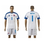 Slovakia #1 Mucha Home Soccer Country Jersey