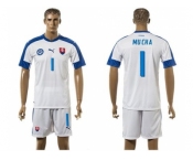 Slovakia #1 Mucha Home Soccer Country Jersey