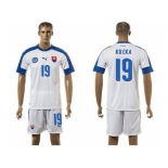 Slovakia #19 Kucka Home Soccer Country Jersey