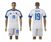 Slovakia #19 Kucka Home Soccer Country Jersey