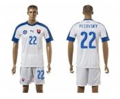 Slovakia #22 Pecovsky Home Soccer Country Jersey