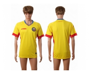 Romania Blank Home Soccer Country Jersey