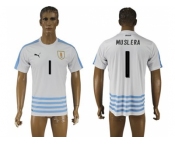 Uruguay #1 Muslera Away Soccer Country Jersey1