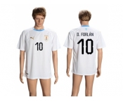 Uruguay #10 D.Forlan Away Soccer Country Jersey