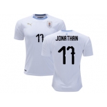 Uruguay #17 Jonathan Away Soccer Country Jersey