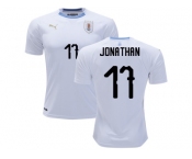 Uruguay #17 Jonathan Away Soccer Country Jersey