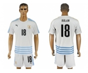 Uruguay #18 Rolan Away Soccer Country Jersey