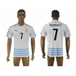 Uruguay #7 Rodriguez Away Soccer Country Jersey1