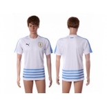 Uruguay Blank Away Soccer Country Jersey1