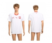 Switzerland Blank Away Soccer Country Jersey