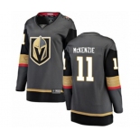 Women Vegas Golden Knights #11 Curtis McKenzie Authentic Black Home Fanatics Branded Breakaway NHL Jersey