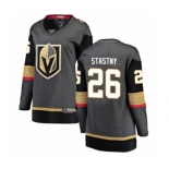 Women Vegas Golden Knights #26 Paul Stastny Authentic Black Home Fanatics Branded Breakaway NHL Jersey