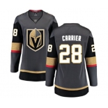 Women Vegas Golden Knights #28 William Carrier Authentic Black Home Fanatics Branded Breakaway NHL Jersey