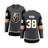 Women's Vegas Golden Knights #38 Tomas Hyka Authentic Black Home Fanatics Branded Breakaway NHL Jersey