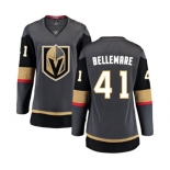 Women's Vegas Golden Knights #41 Pierre-Edouard Bellemare Authentic Black Home Fanatics Branded Breakaway NHL Jersey